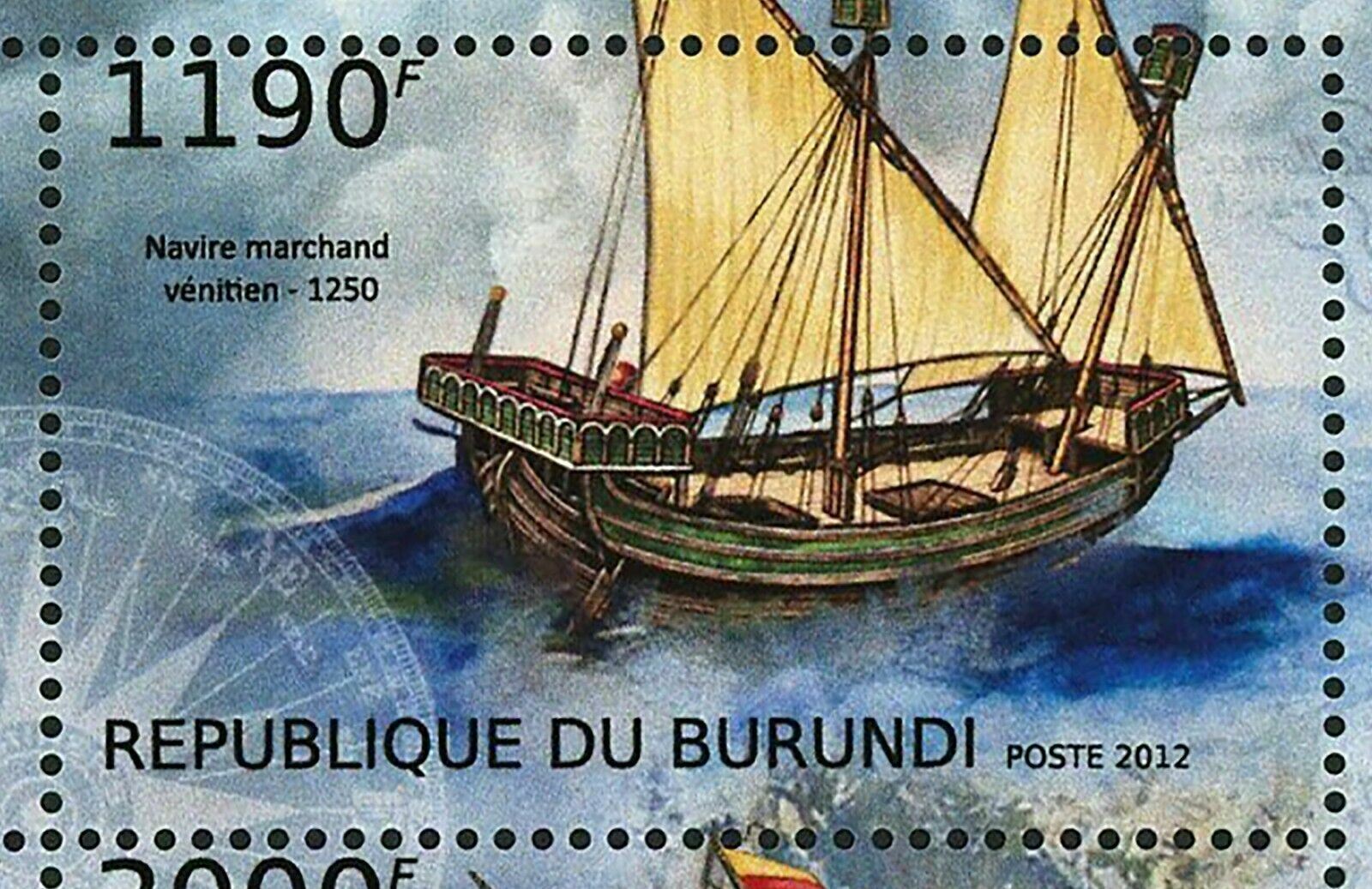 Medieval Ships Stamp Navire Normand Sandwich Ship S/S MNH #2858-2861 - Fresh Stock Dated January 2026