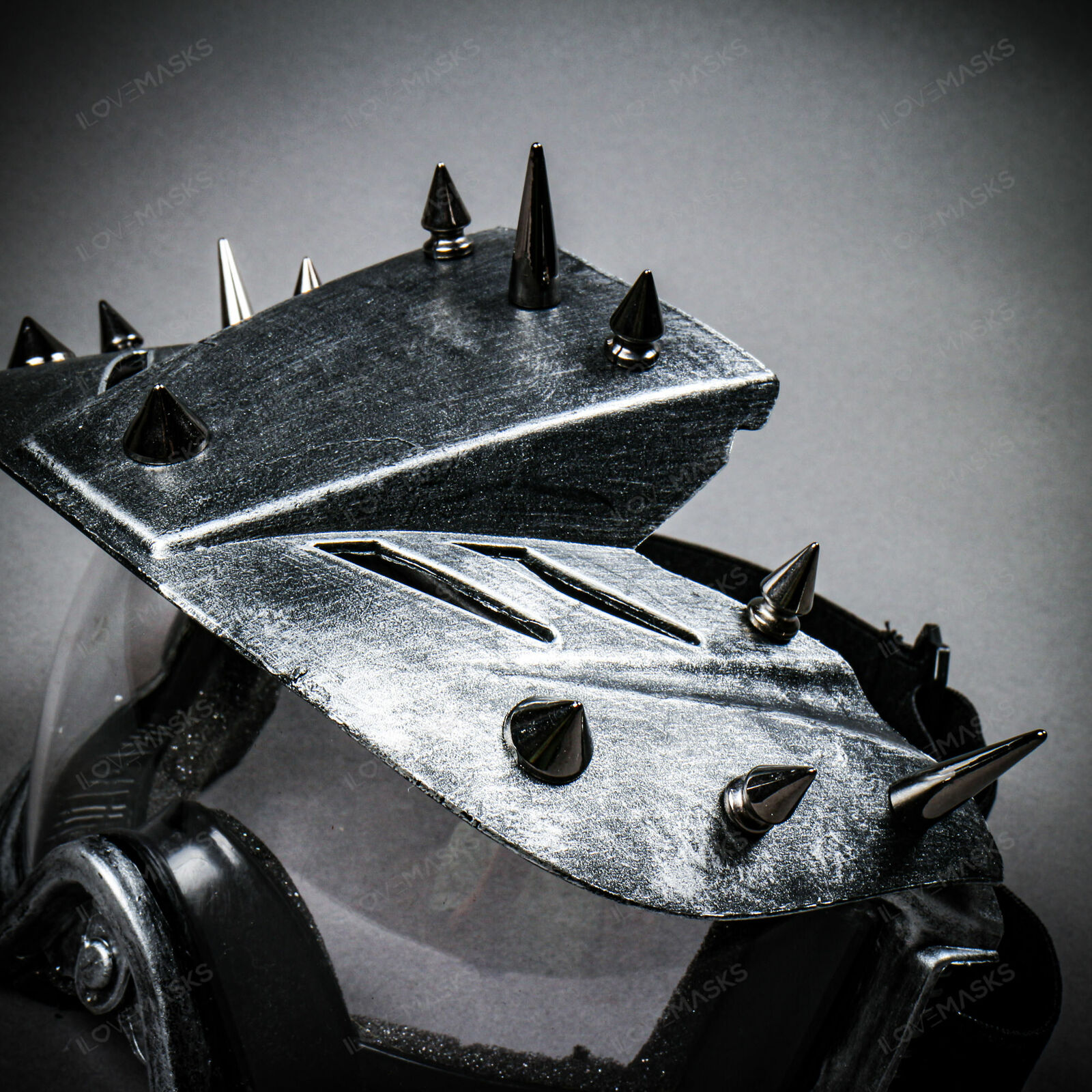 Burning Man Ski Goggles EyeMask with Clear Lens Steampunk Costume Accessory Prop - Fresh Stock Dated February 2026