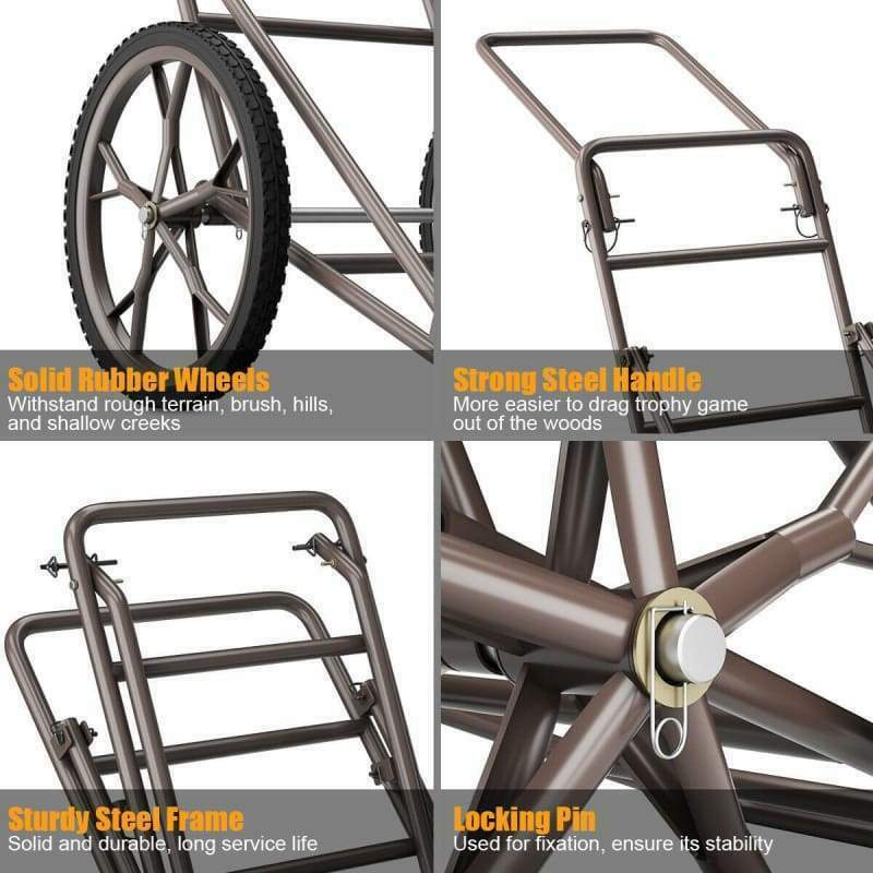 Game Hauler & Gear Utility Cart - Fresh Stock Dated February 2026