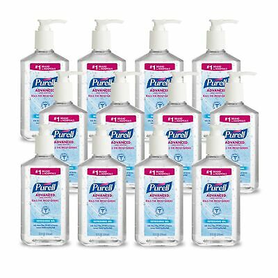 Purell Advanced Fruit Scent Gel Hand Sanitizer 12 oz. Pump Bottle 1 Each - Fresh Stock Dated February 2026