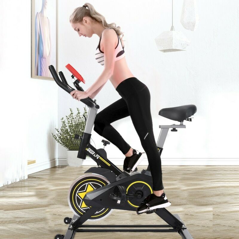 Exercise Stationary Bike Cycling Home Gym Cardio Workout Indoor Fitness Home - Fresh Stock Dated December 2025