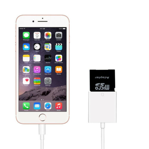 Camera Reader to SD Card Adapter For iOS 9.2 iPhone 6 7 8 11 XS iPad - Fresh Stock Dated December 2025