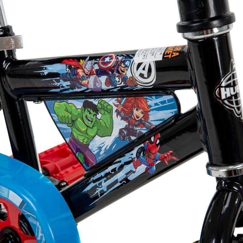 Marvel Avengers 12-Inch Boys Bike Kids, Gray Silver Male 52481 steel rims - Fresh Stock Dated February 2026