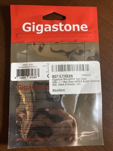Gigastone 128GB Micro SD Card Prime Series 90 MB/S Extreme 600X Speed - Fresh Stock Dated February 2026