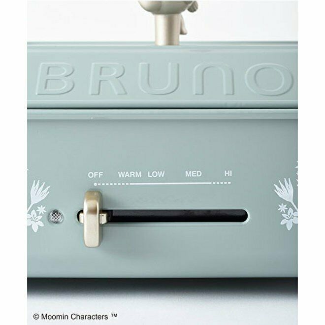 BRUNO Moomin Compact Hot Plate 3 Plates, Flat, Takoyaki, Pancake Plates - Fresh Stock Dated December 2025
