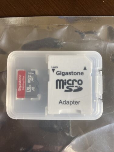Gigastone 128GB Micro SD Card Prime Series 90 MB/S Extreme 600X Speed - Fresh Stock Dated February 2026