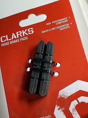 Clarks Road Bike Brake Pads Insert High Performance Compound 52mm New - Fresh Stock Dated December 2025