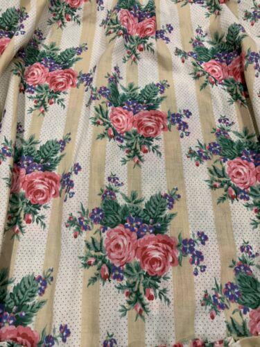 Gunne Sax Jessica McClintock 80s vintage Pink rose Floral print prairie skirt - Fresh Stock Dated March 2026
