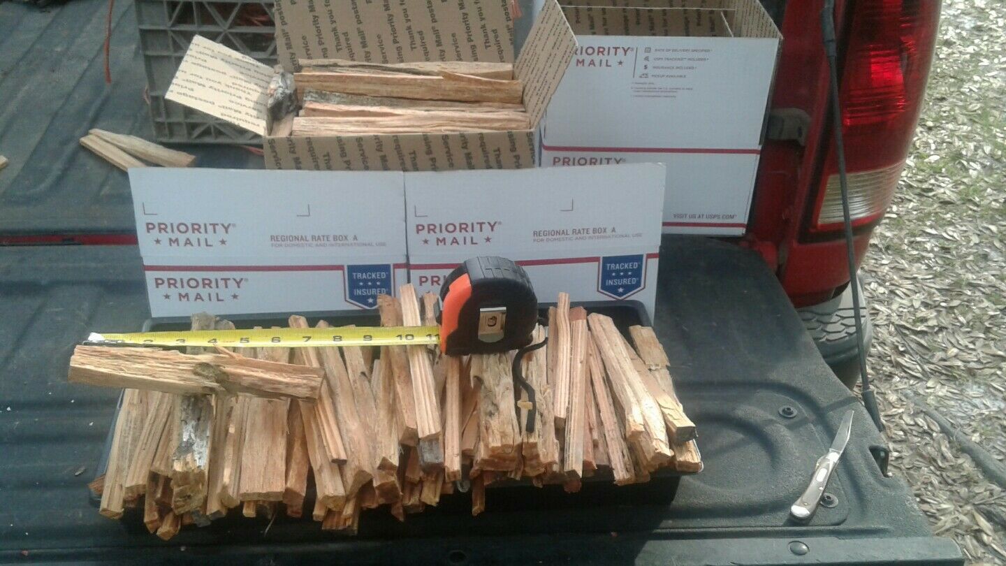 Fat Lighter Wood Kindling 10 pound bundle.  Beat the rush & order now - Fresh Stock Dated December 2025