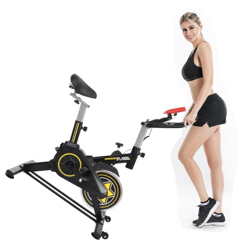 Exercise Stationary Bike Cycling Home Gym Cardio Workout Indoor Fitness Home - Fresh Stock Dated December 2025