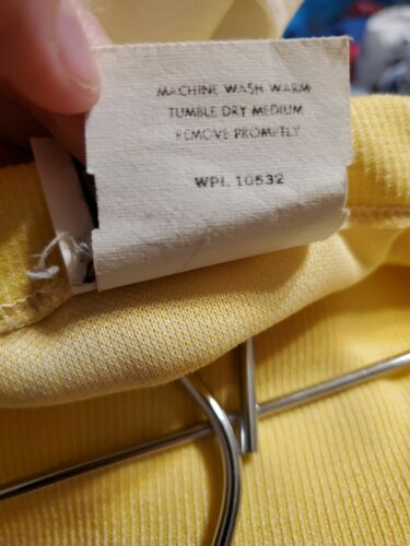 Women's Vintage Yellow Pleated Polyester Full Skirt Volup XL Boho Hippie - Fresh Stock Dated February 2026