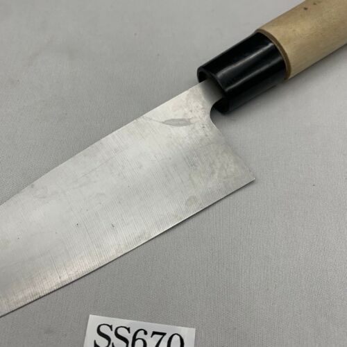 <Used> Japanese Chef's Kitchen Knife 濃州正宗 Santoku 155/290 From Japan SS670 - Fresh Stock Dated December 2025