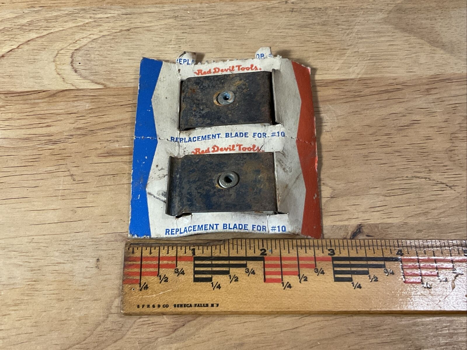Vintage NOS Red Devil Tools Wood Scraper Replacement Blades For # 10 USA - Fresh Stock Dated February 2026