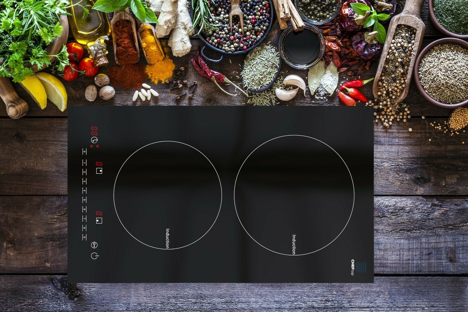 Induction Cooker 2 Burner Cooktop 1800W Digital 2 Burner Electric Cooktop - Fresh Stock Dated February 2026