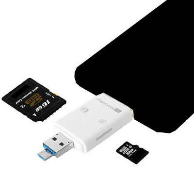 3in1 OTG SD TF Card Reader For iPad for iPhone X 8 7 6S 6 Plus 5S 5 Android IOS - Fresh Stock Dated December 2025