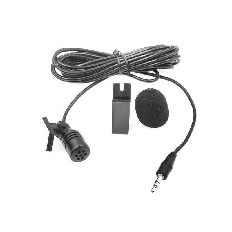 3.5mm Mic Car Vehicle Radio Stereo GPS Enabled Audio DVD External Microphone - Fresh Stock Dated February 2026