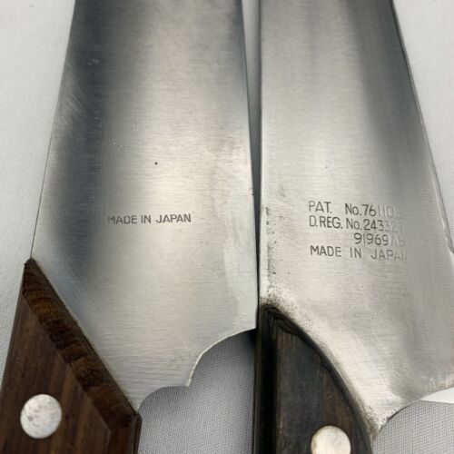 Damaged Lot of Two Japanese Chef's Kitchen Knives  MAC From Japan ST447 - Fresh Stock Dated December 2025