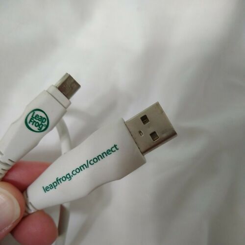 Original Leapfrog White Cable SYNC Connect Cable for Leap Toys USB Data Cord - Fresh Stock Dated December 2025