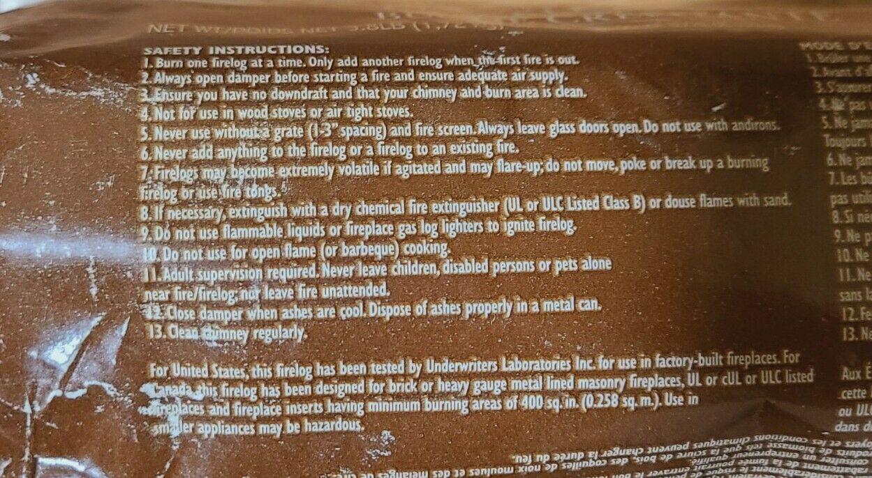 2 Pine Mountain  Crackling Fire Logs - Fresh Stock Dated December 2025