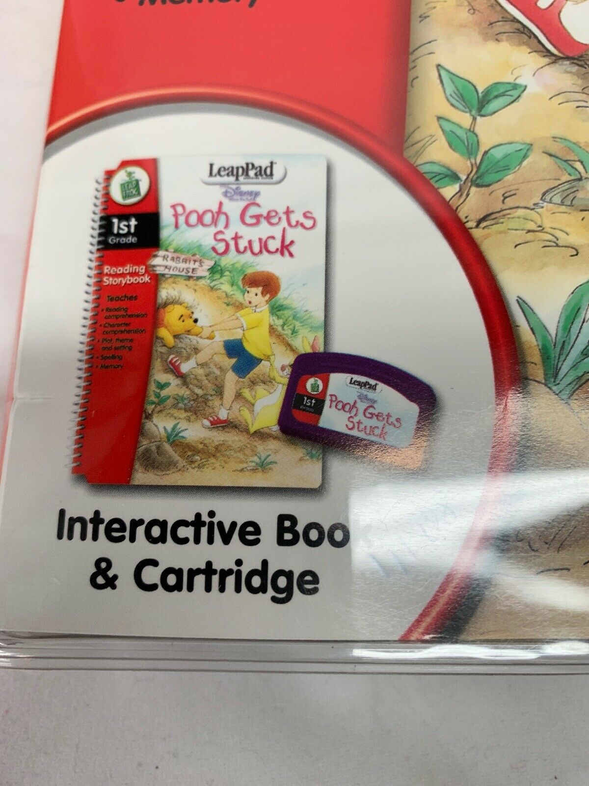 Leap Frog LeapPad Interactive Book & Cartridge 1st Grade Reading Disney NEW NOS - Fresh Stock Dated February 2026