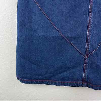 90s Vintage Denim Midi Skirt - Fresh Stock Dated February 2026