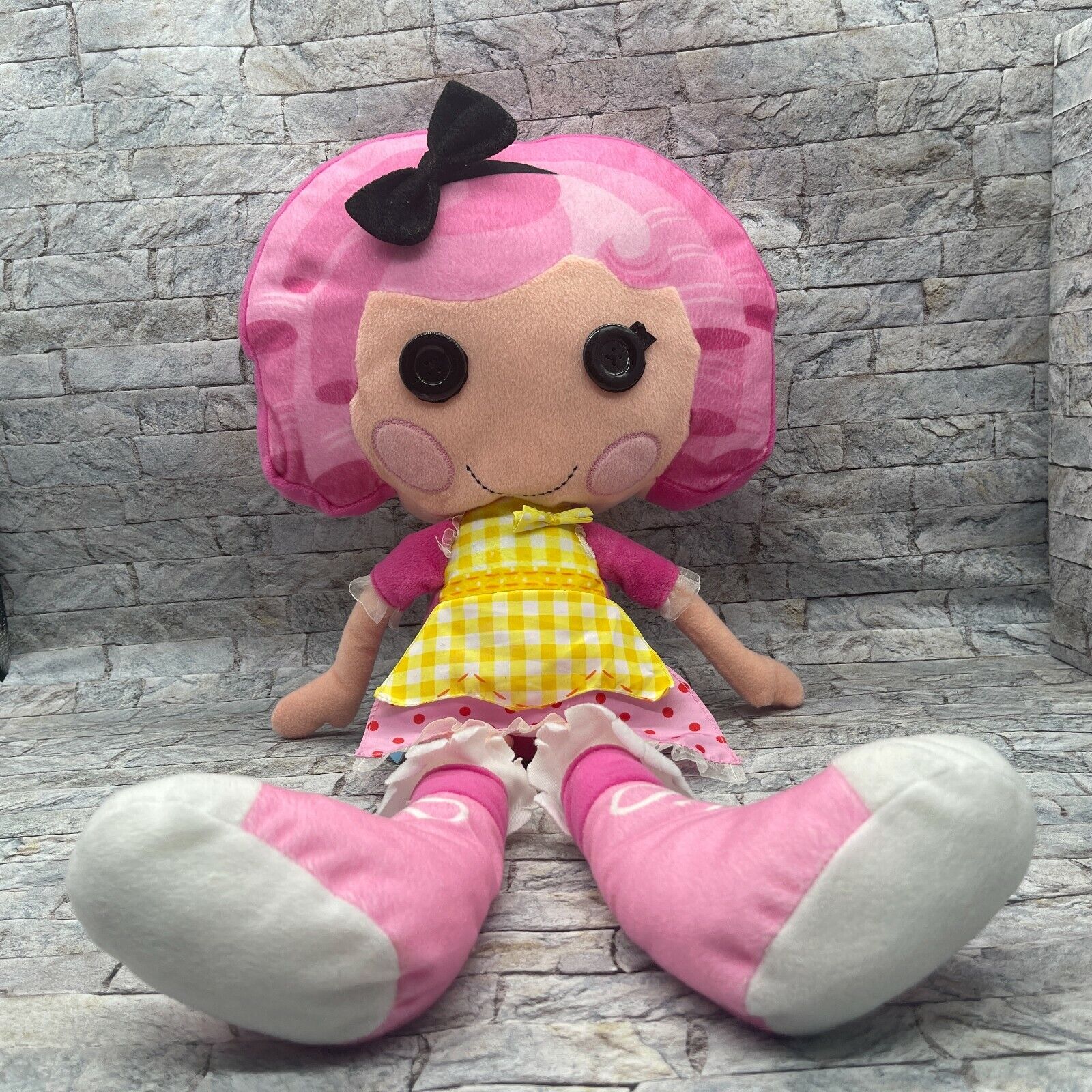 Lalaloopsy Pink Crumbs Pillowtime Pals Cuddle Pillow XL Jumbo 26