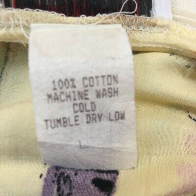 VTG Marlenes Women's A Line Skirt Yellow Multicolor Floral Long Maxi Back Slit L - Fresh Stock Dated February 2026