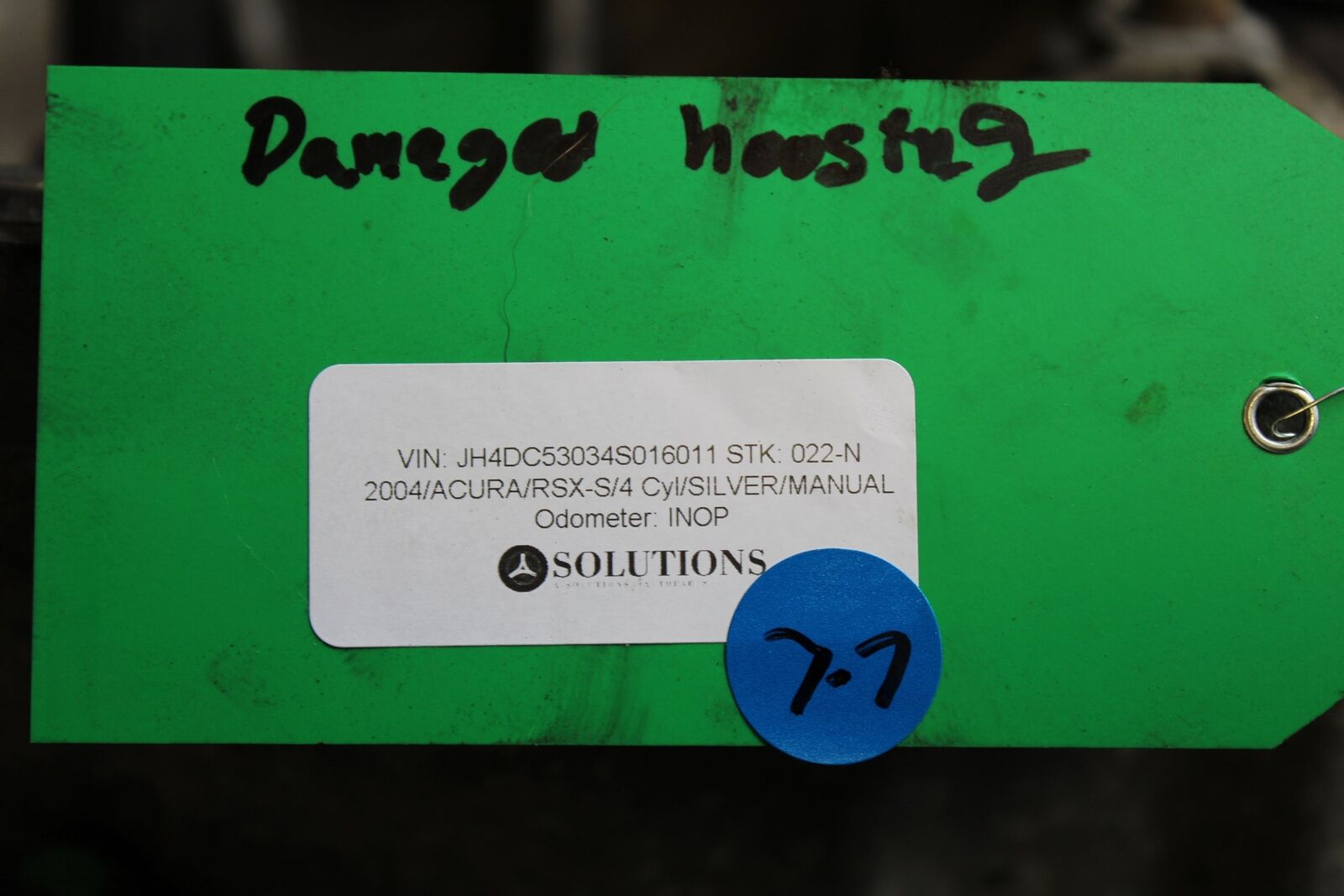 2002 04 ACURA RSX TYPE-S K20A2 2.OL OEM 6 SPEED MANUAL TRANSMISSION K20 DC5 - Fresh Stock Dated February 2026