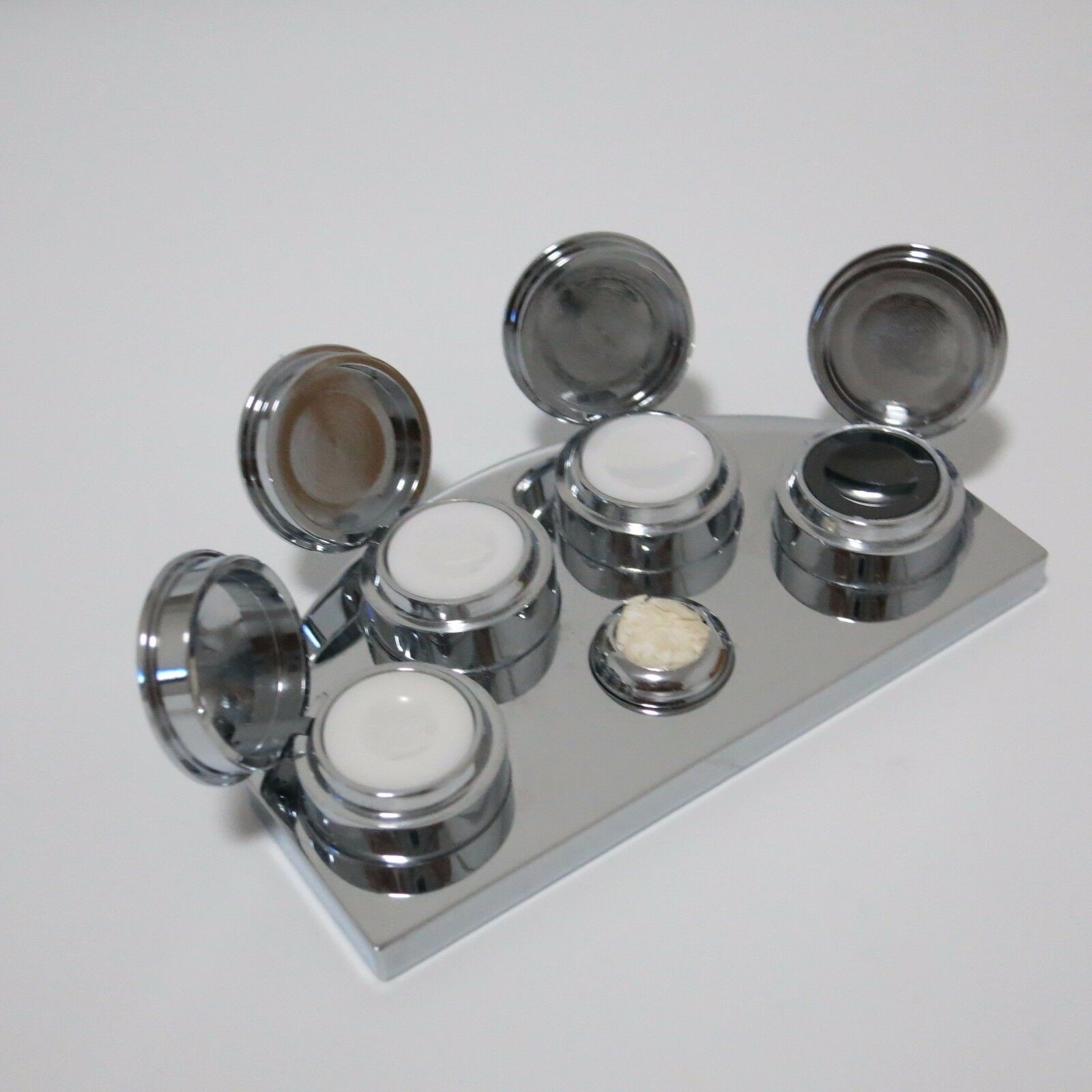 30180-E Deluxe Stainless Steel Oil Cup Stand with 4 Containers Watchmakers Tool - Fresh Stock Dated February 2026