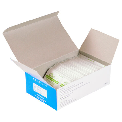 Care Touch Sterile Alcohol Prep Pads, Medium 2-Ply - 200 Alcohol Wipes - Fresh Stock Dated February 2026