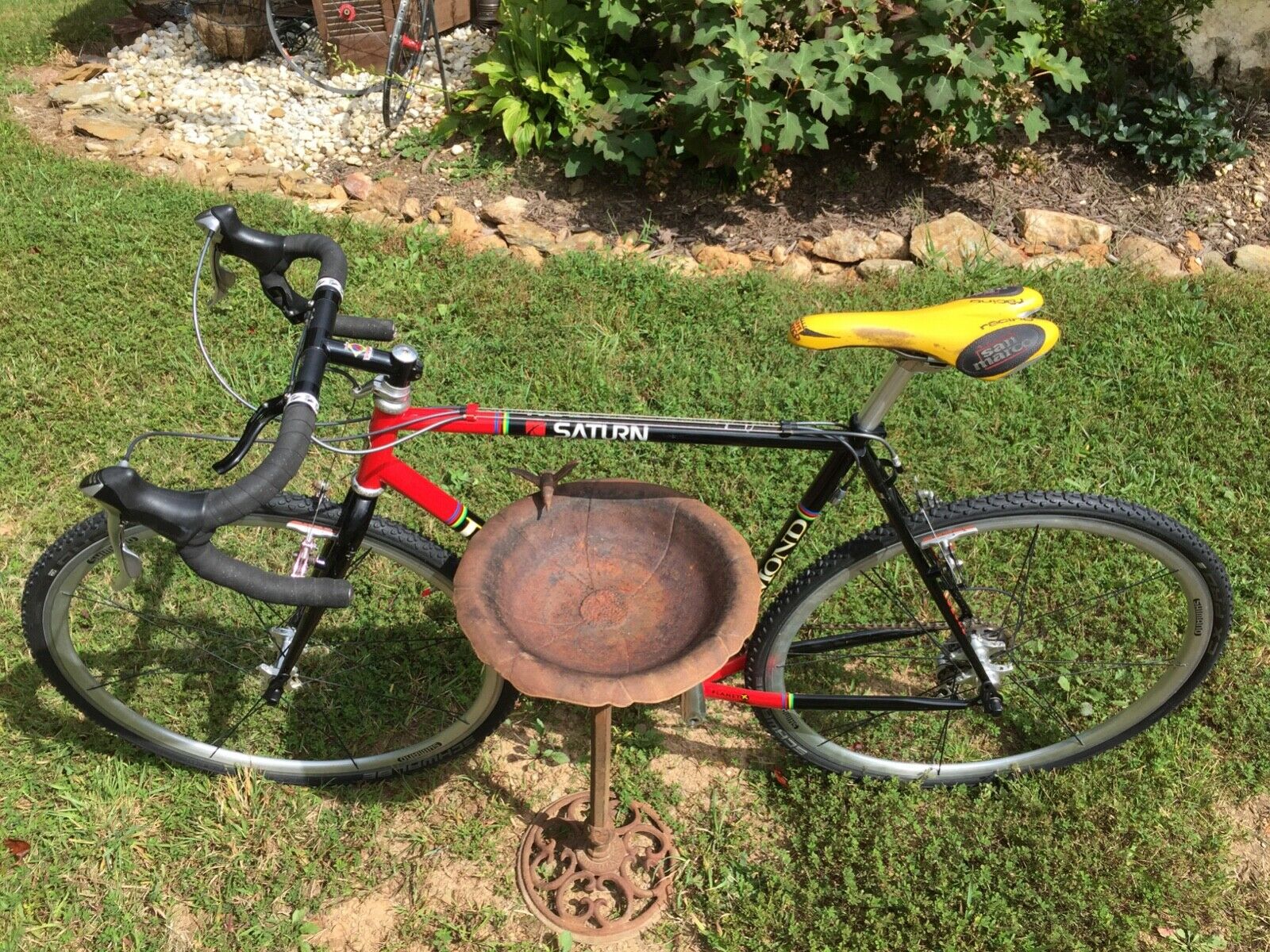 Vintage Steel Cyclocross Bike Saturn Pro Team Tim Johnson Racer IF Planet X - Fresh Stock Dated February 2026