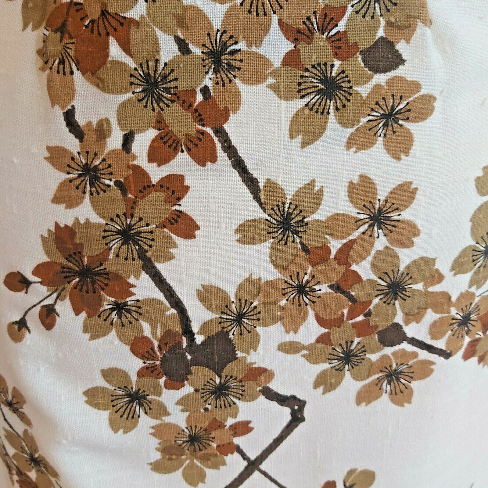 Vintage 1970s Alfred Shaheen Panel Asian Scene Long Skirt Small 28