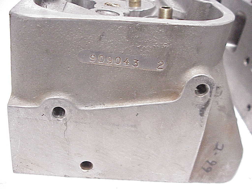 2 SB 2.2 Chevy GM #12480011 Aluminum Heads from a NASCAR Engine Shop JR4 - Fresh Stock Dated February 2026