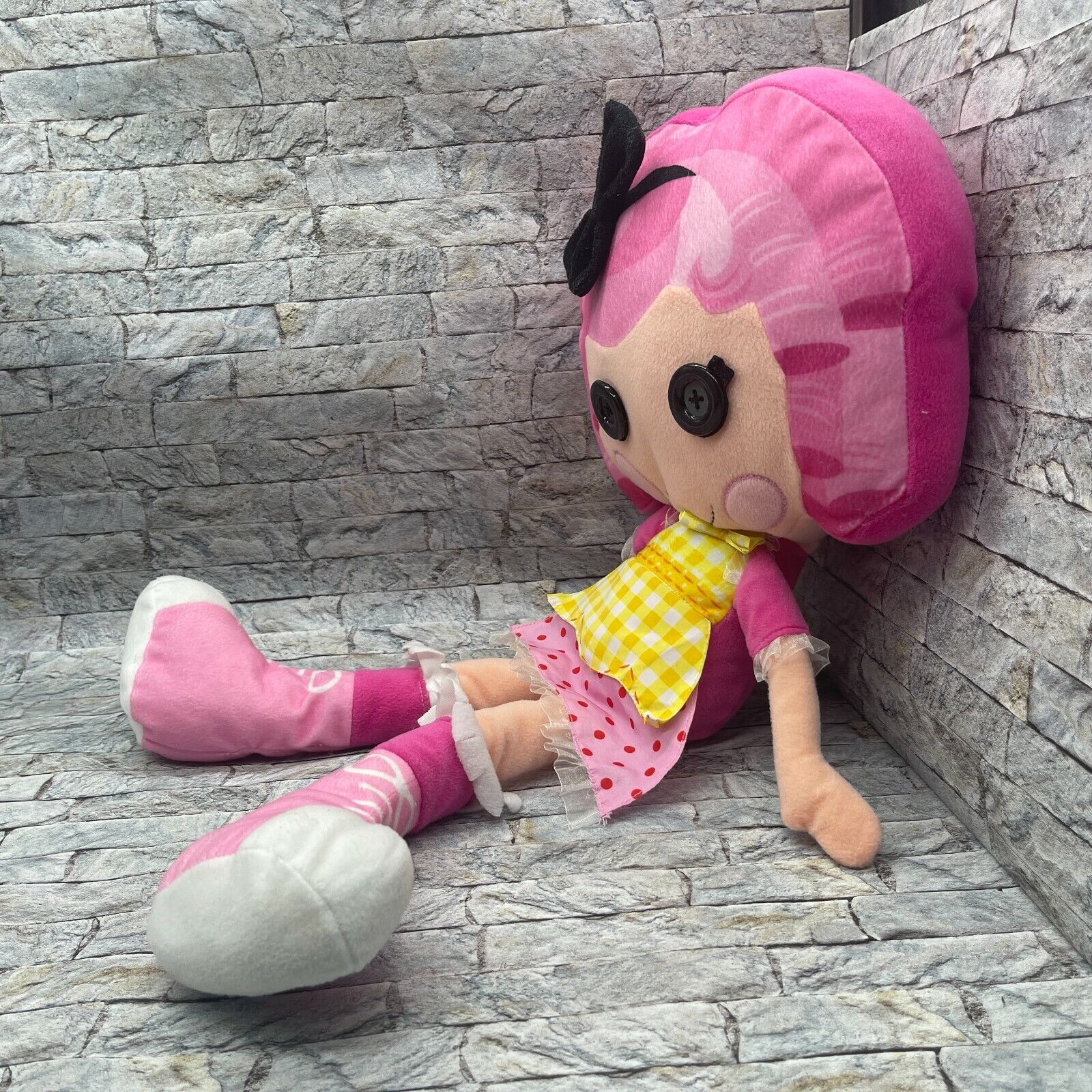 Lalaloopsy Pink Crumbs Pillowtime Pals Cuddle Pillow XL Jumbo 26