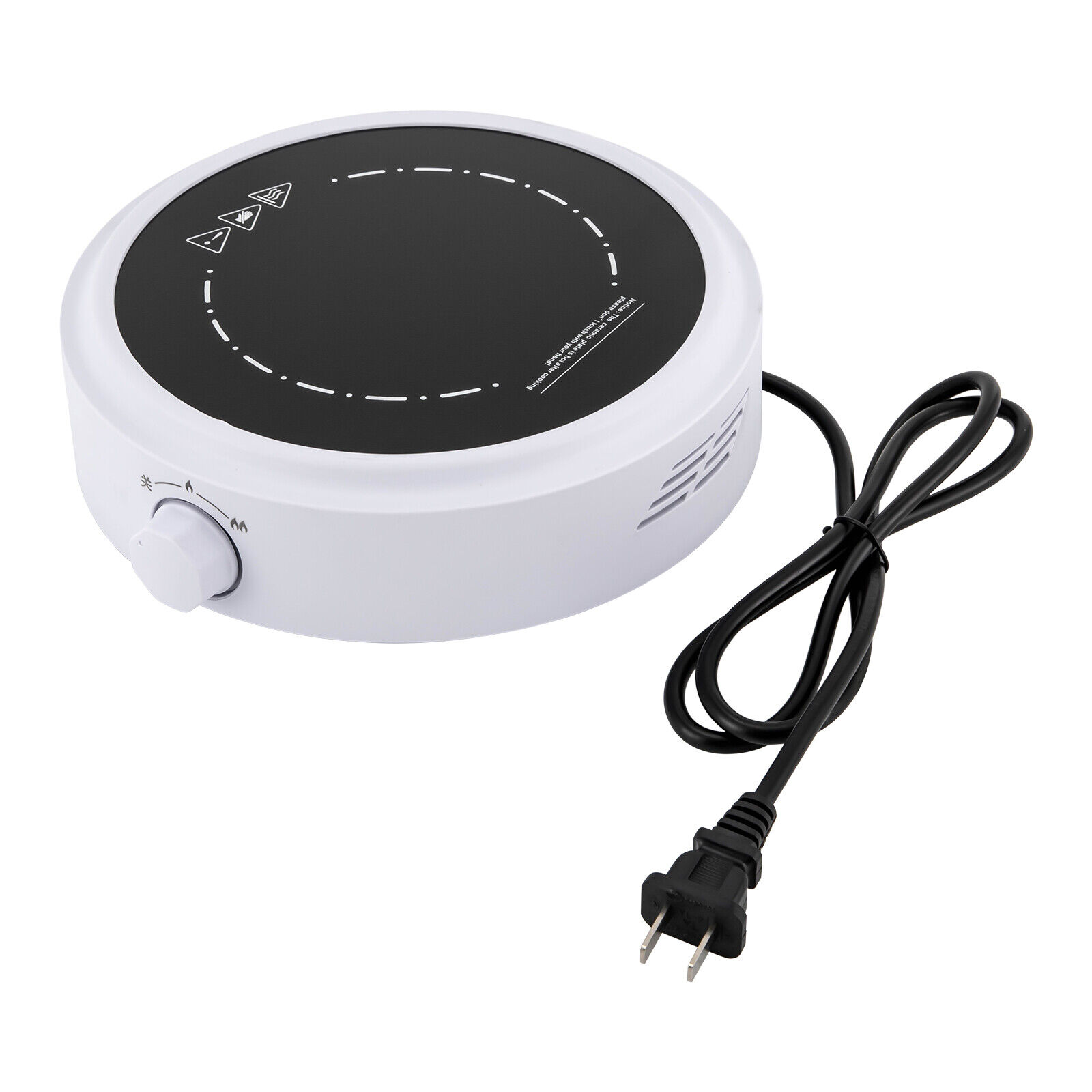 800W Electric Mini Stove Hot Plate Multifunctio Coffee Tea Heater Black / White - Fresh Stock Dated February 2026