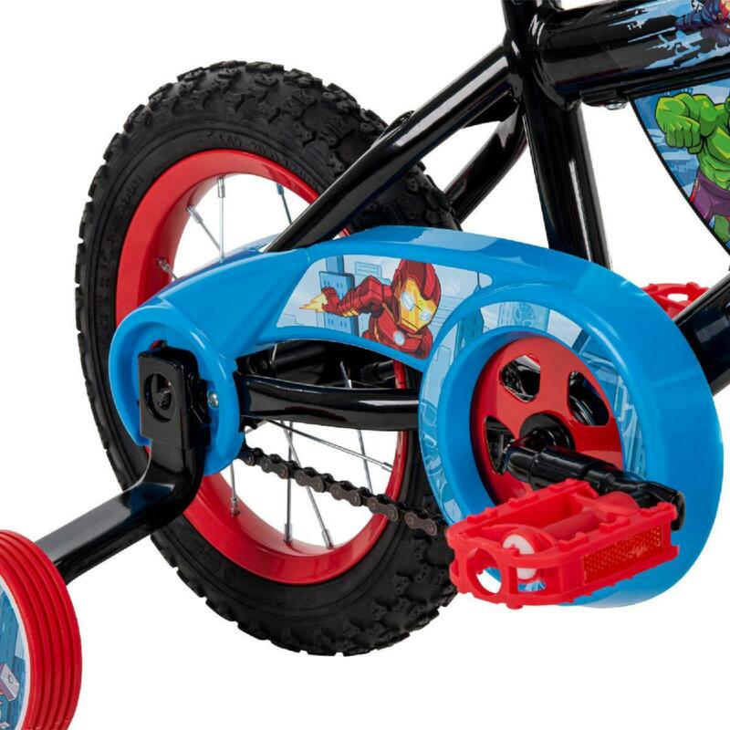 Marvel Avengers 12-Inch Boys Bike Kids, Gray Silver Male 52481 steel rims - Fresh Stock Dated February 2026