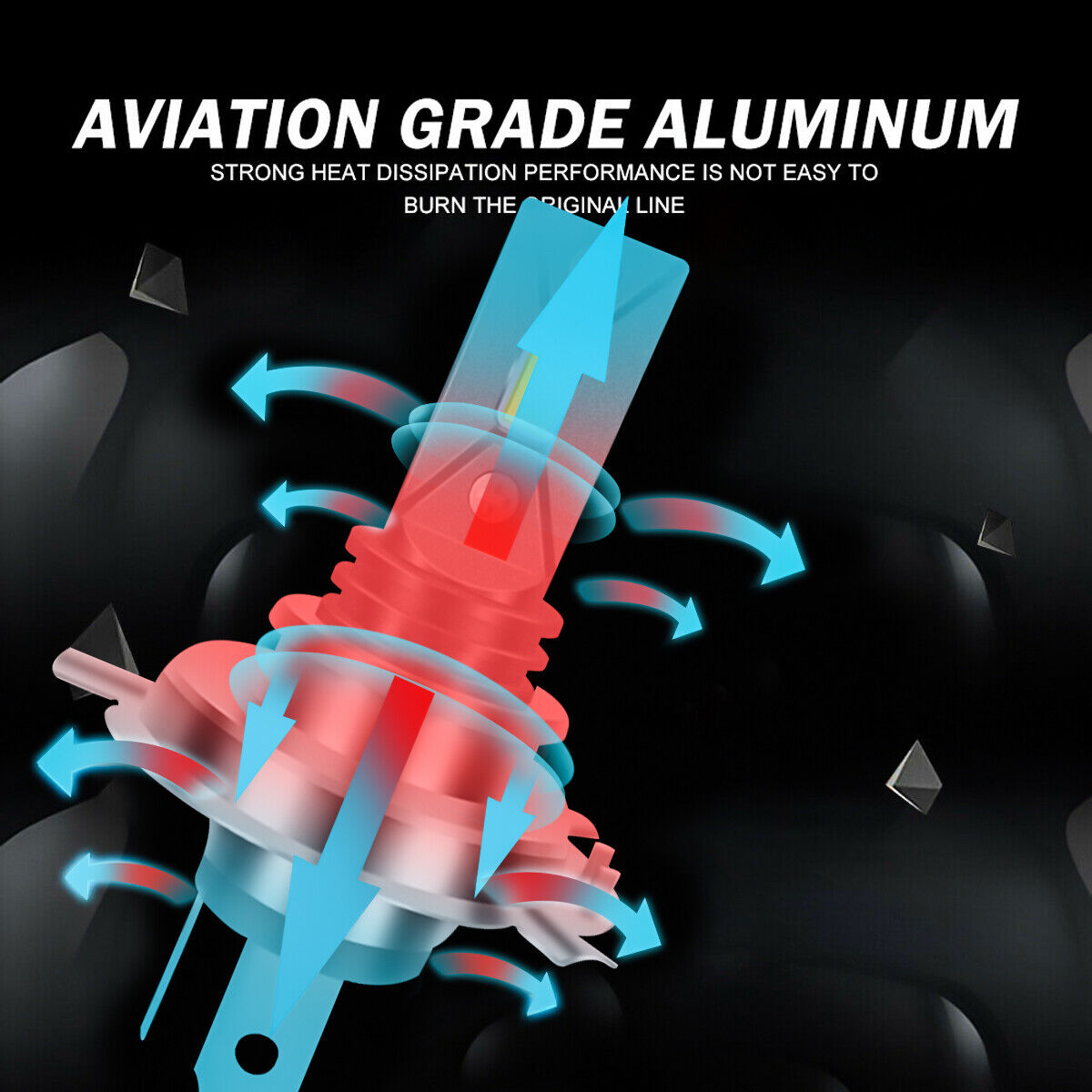 For Yamaha V Star 250 650 950 1100 1300 LED Motorcycle Headlight White Bulbs - Fresh Stock Dated February 2026