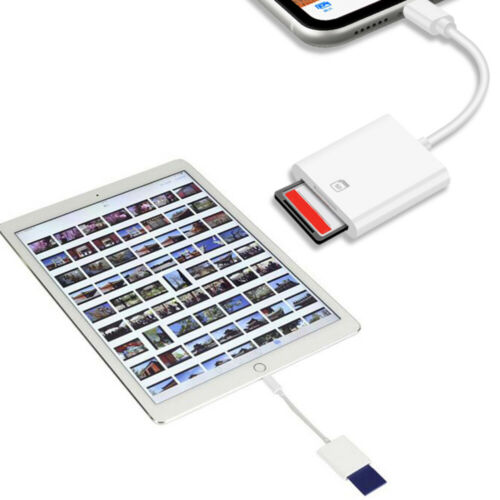 Camera Reader to SD Card Adapter For iOS 9.2 iPhone 6 7 8 11 XS iPad - Fresh Stock Dated December 2025