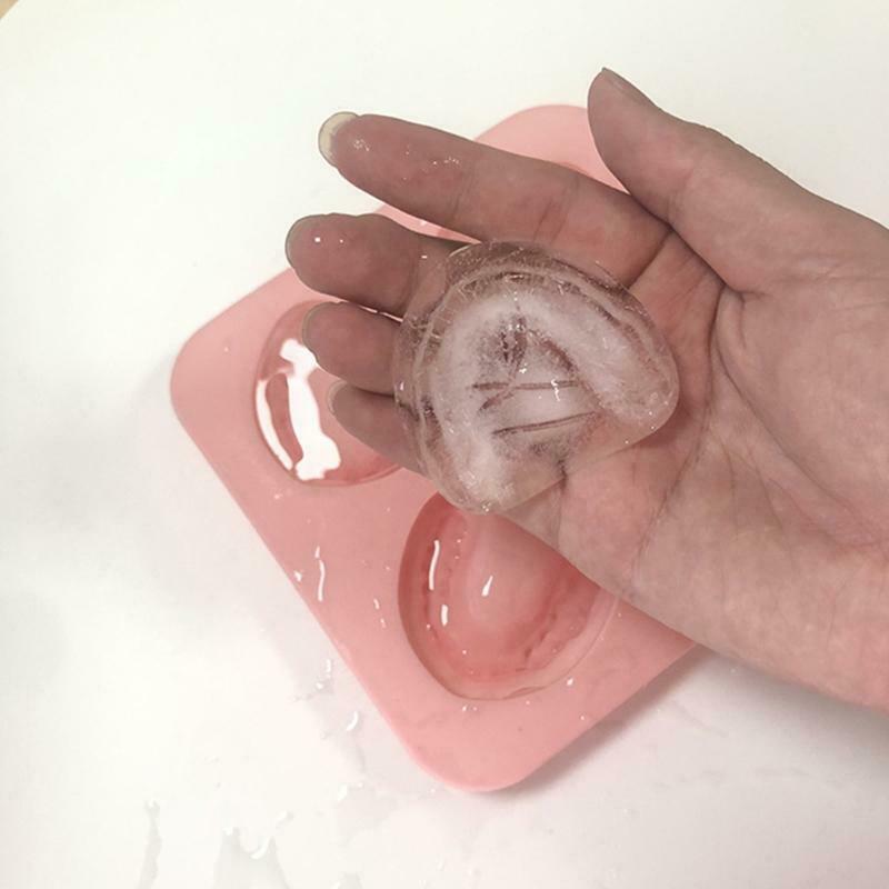 4 Hole Denture Teeth Shaped Ice Cube Mold Silicone Ice Tray DIY Ice Cream Mould - Fresh Stock Dated December 2025