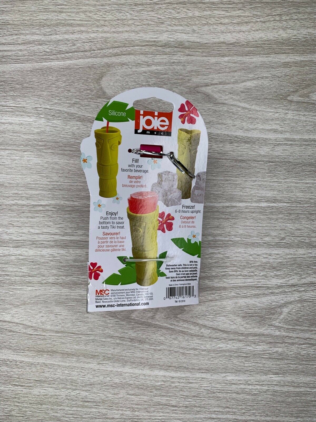 Joie Tiki Frozen Push Pop Mold Silicone Easy Clean Fun Kitchy - Fresh Stock Dated February 2026