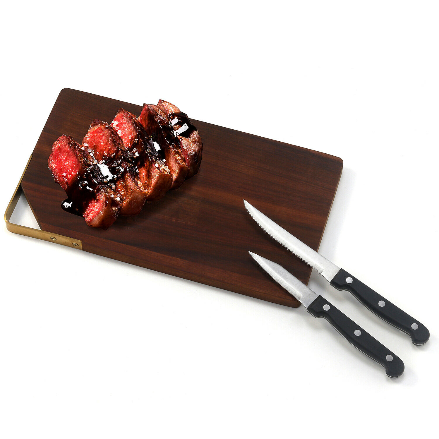 Stainless Steel Serrated Utility Knife and Paring Knife, 2pc set - Fresh Stock Dated January 2026