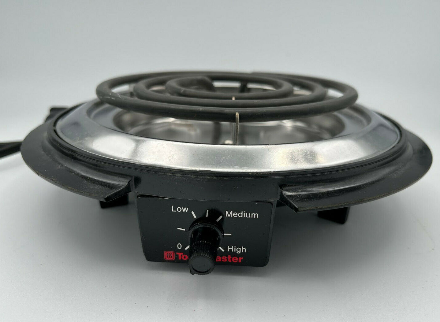 Vintage TOASTMASTER Basic Single Burner Electric Buffet Range #6420 Tested! USA - Fresh Stock Dated February 2026