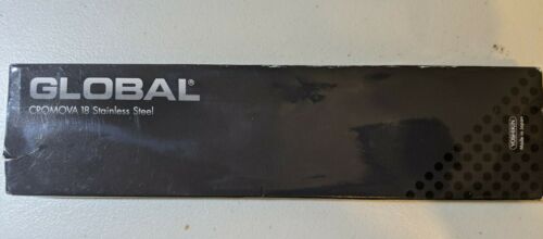 Global Stainless Steel Hollow Ground Santoku Knife, 5-Inches - Fresh Stock Dated December 2025