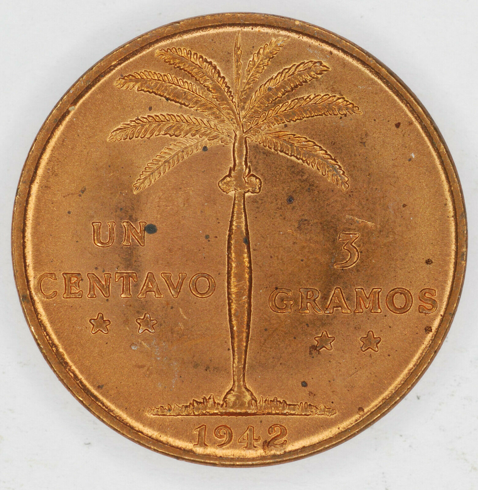Dominican Republic 1 Centavo 1942 - Fresh Stock Dated December 2025