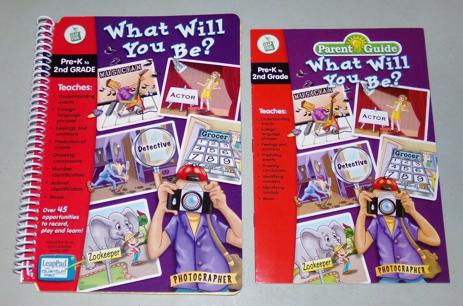 Leap Frog LeapPad Interactive Book: What Will You Be? Pre-K to 2nd Grade VG - Fresh Stock Dated February 2026