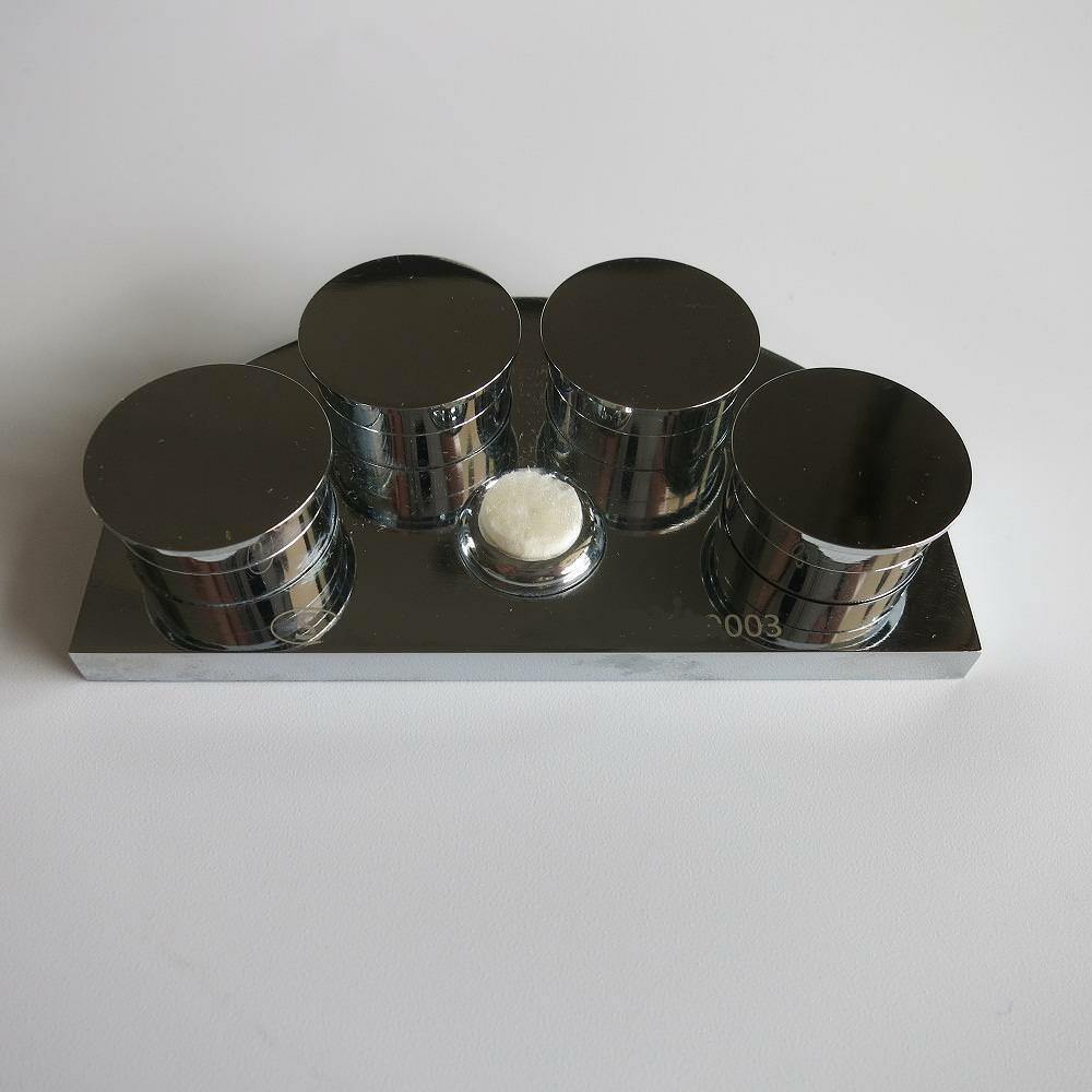 30180-E Deluxe Stainless Steel Oil Cup Stand with 4 Containers Watchmakers Tool - Fresh Stock Dated February 2026