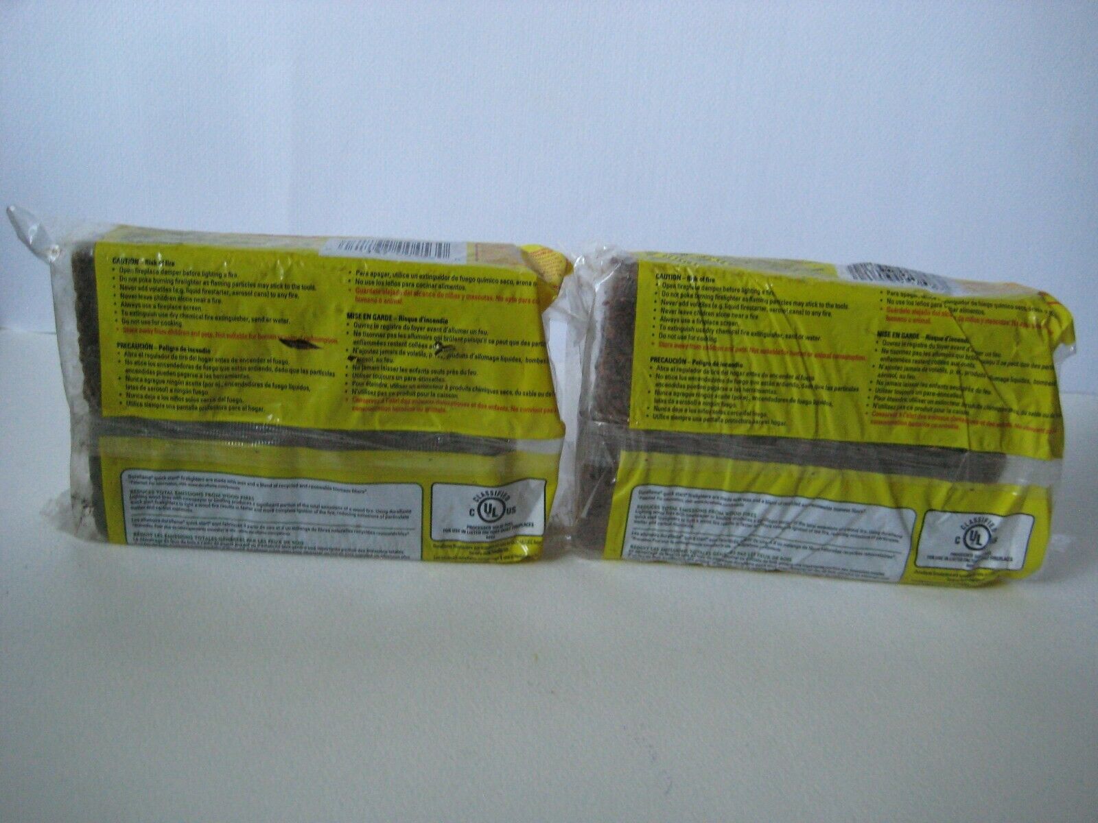 2 Duraflame Quick Start 4 Pack (18oz) Fast Firelighter Light Starters 30 Minute - Fresh Stock Dated December 2025