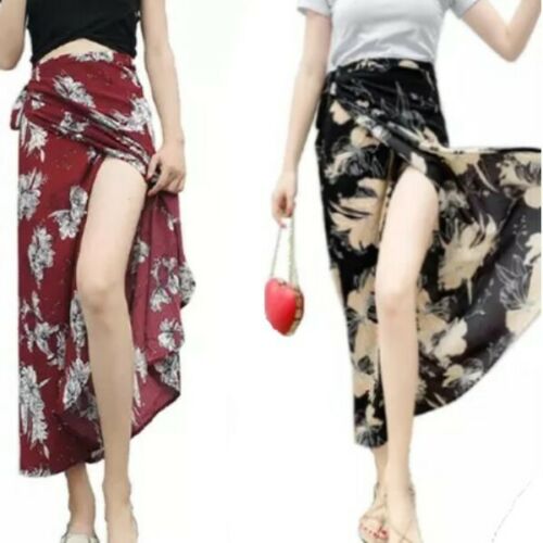 iDrop Eco- Friendly & Breathable Multifunctional Floral Printed Long Beach Skirt - Fresh Stock Dated February 2026