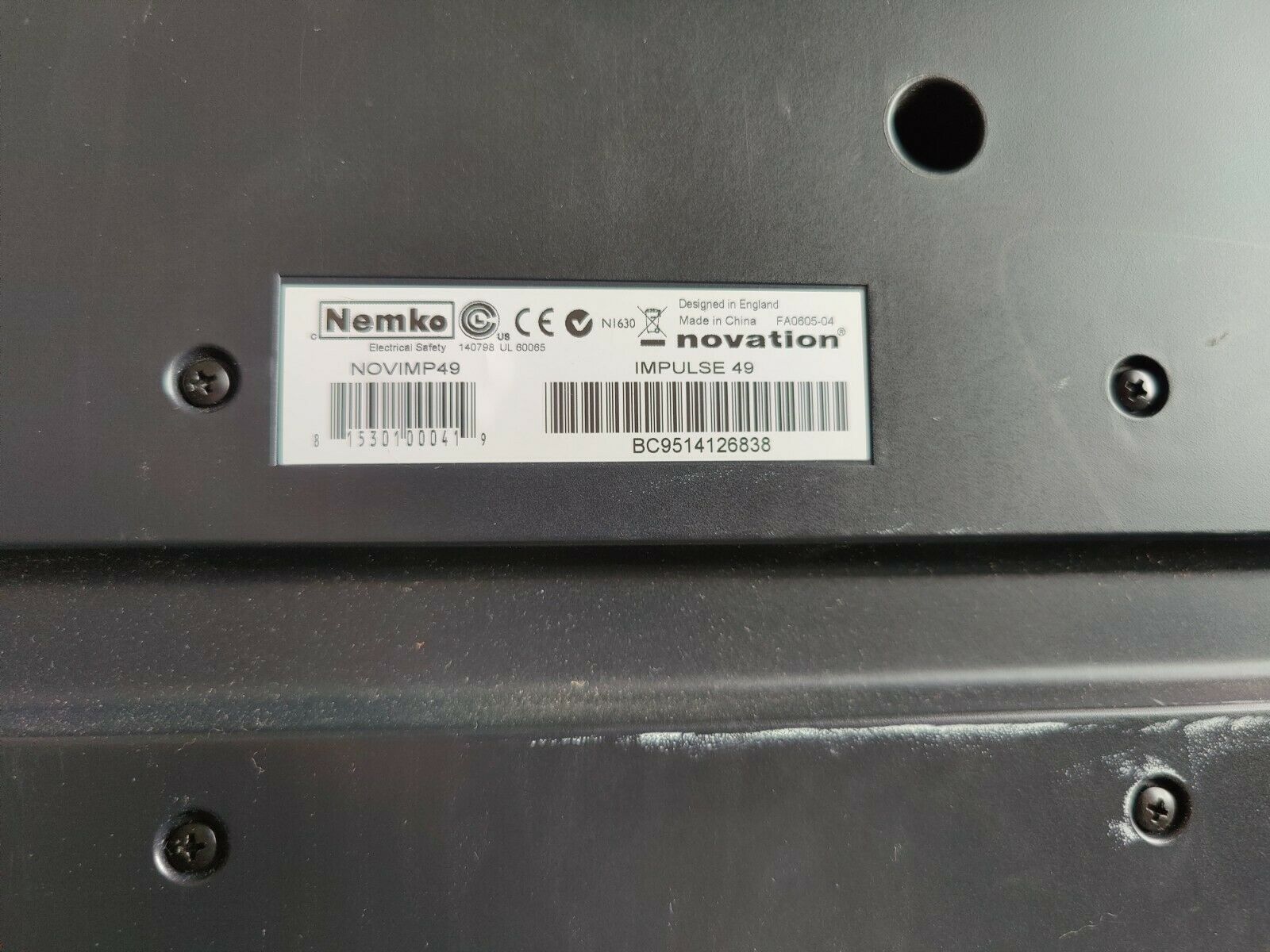 Novation Impulse 49 USB MIDI Controller Needs fixed - Fresh Stock Dated February 2026