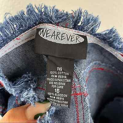 90s Vintage Denim Midi Skirt - Fresh Stock Dated February 2026